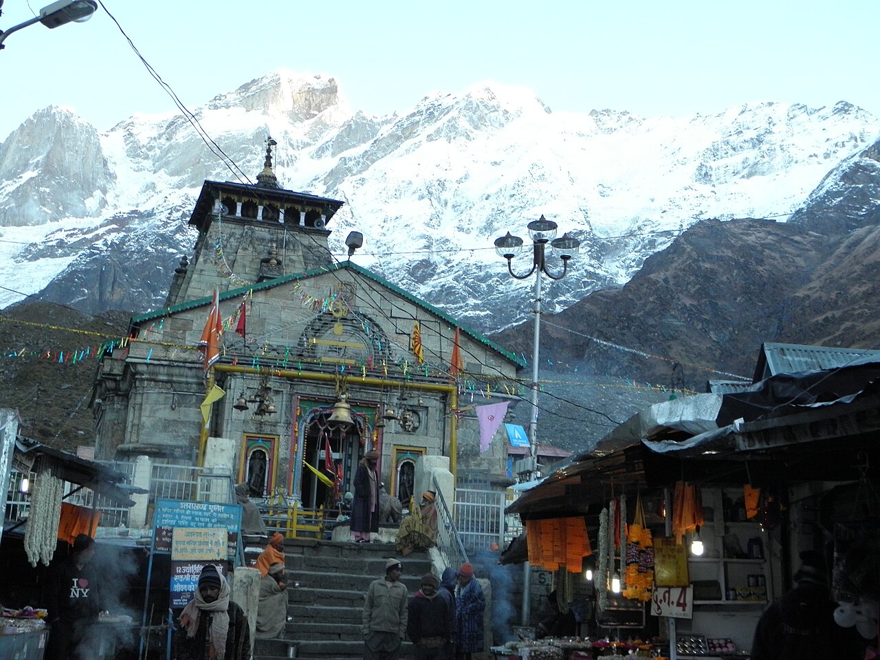 Kedarnath temple close view